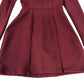 River Island Long Sleeve Dress Women's Burgundy Bodycon Party Dress