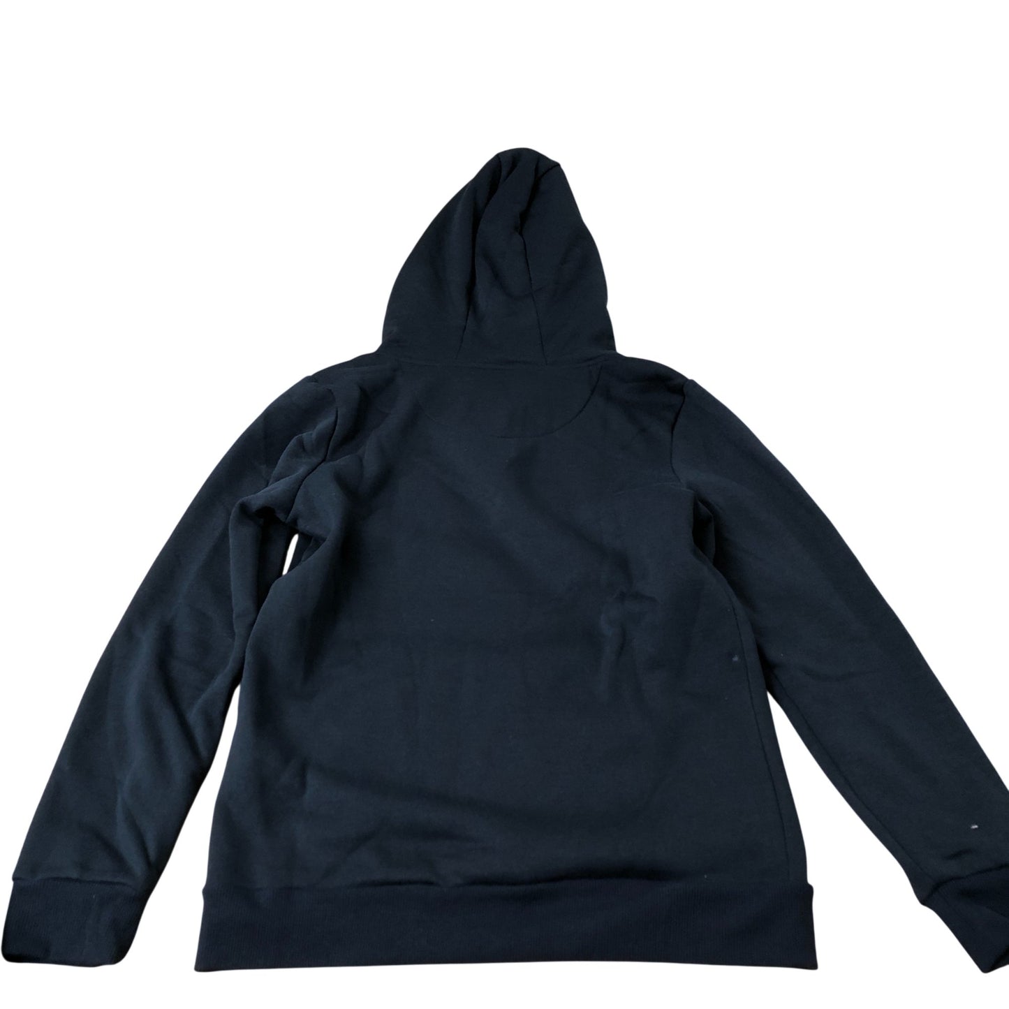 Brave Soul Hoodie Women's Black with Yellow Logo Casual Sweatshirt XS