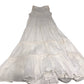 Sleeveless Midi Dress Women's Layered Cotton Cream Summer Small