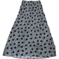 Navy Heart Print Maxi Skirt Size XL
