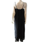 River Island Studio Black Maxi Dress UK8 Women's Sleeveless V Neck Casual