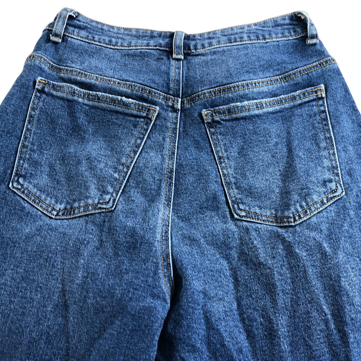 Jeans Size 8R Women's Dark Blue Barrel Leg