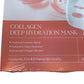 Collagen Deep Hydration Mask 34g Pack of 4 Hydrating Anti Ageing Facial Masks