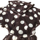 River Island Brown Polka Dot Dress UK Size 12 Women's Midi Length Casual Style