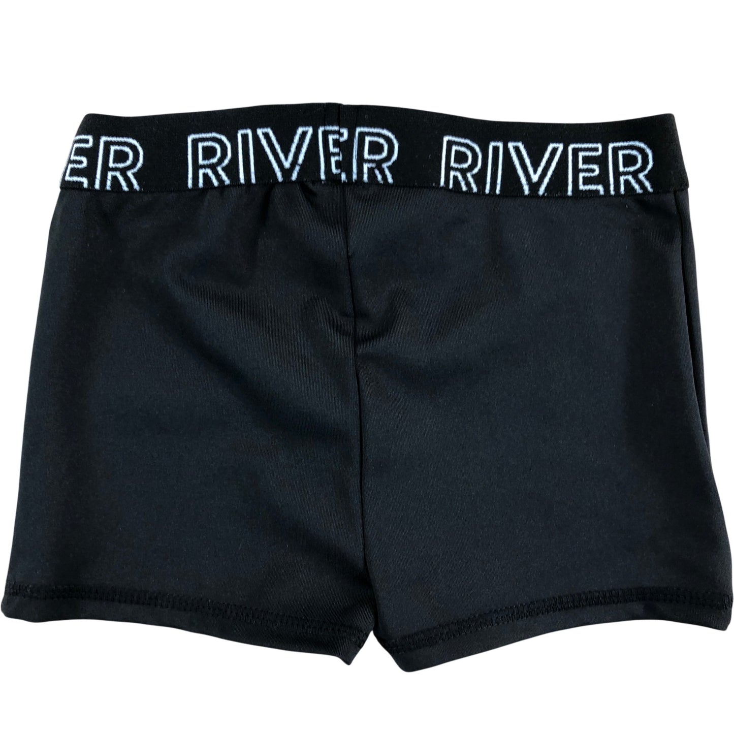 RIVER ISLAND Black Swim Shorts UK5-6 Years Kids Activewear Base Layer Short