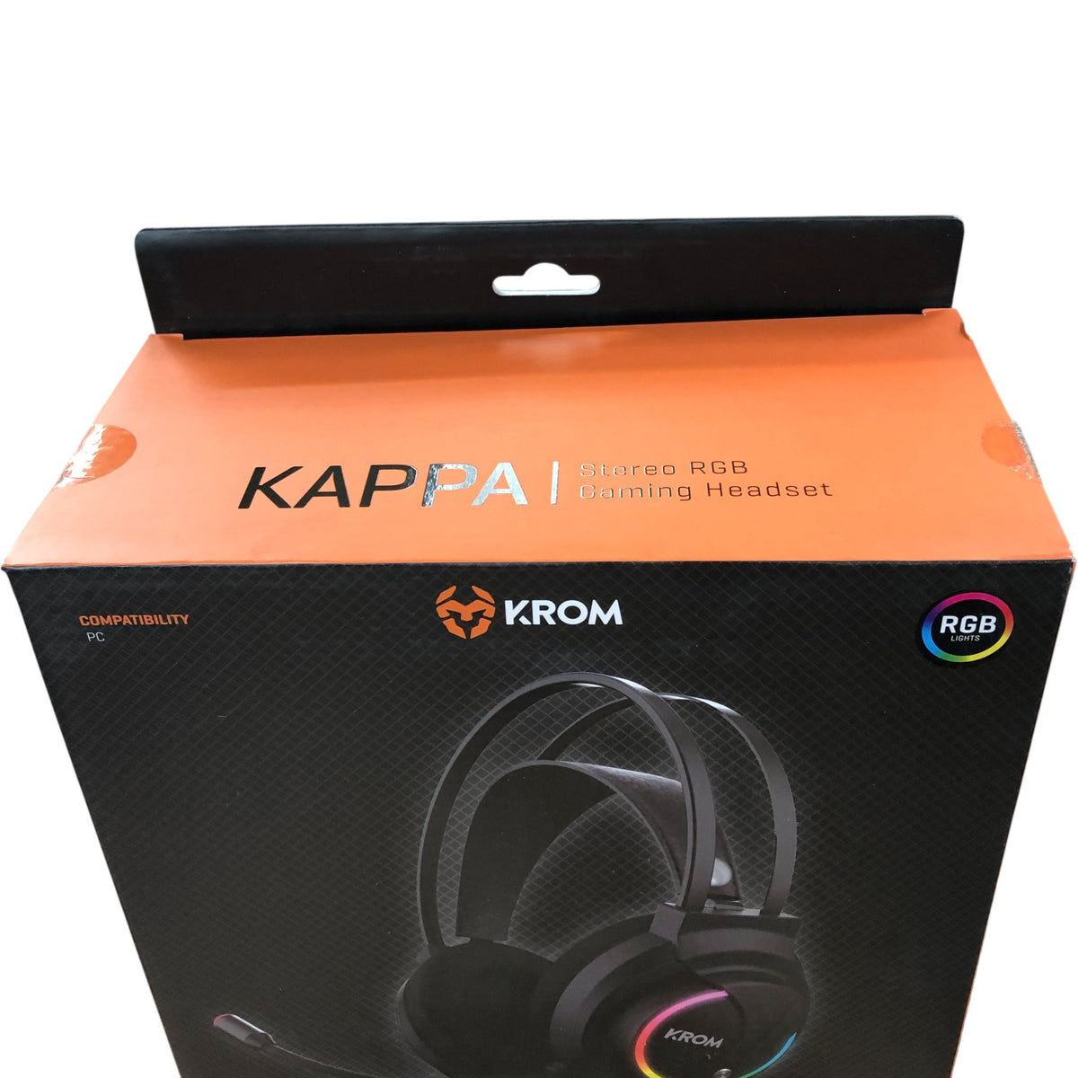 KROM KAPPA Stereo RGB Gaming Headset PC Compatible 50mm Drivers RGB Lighting