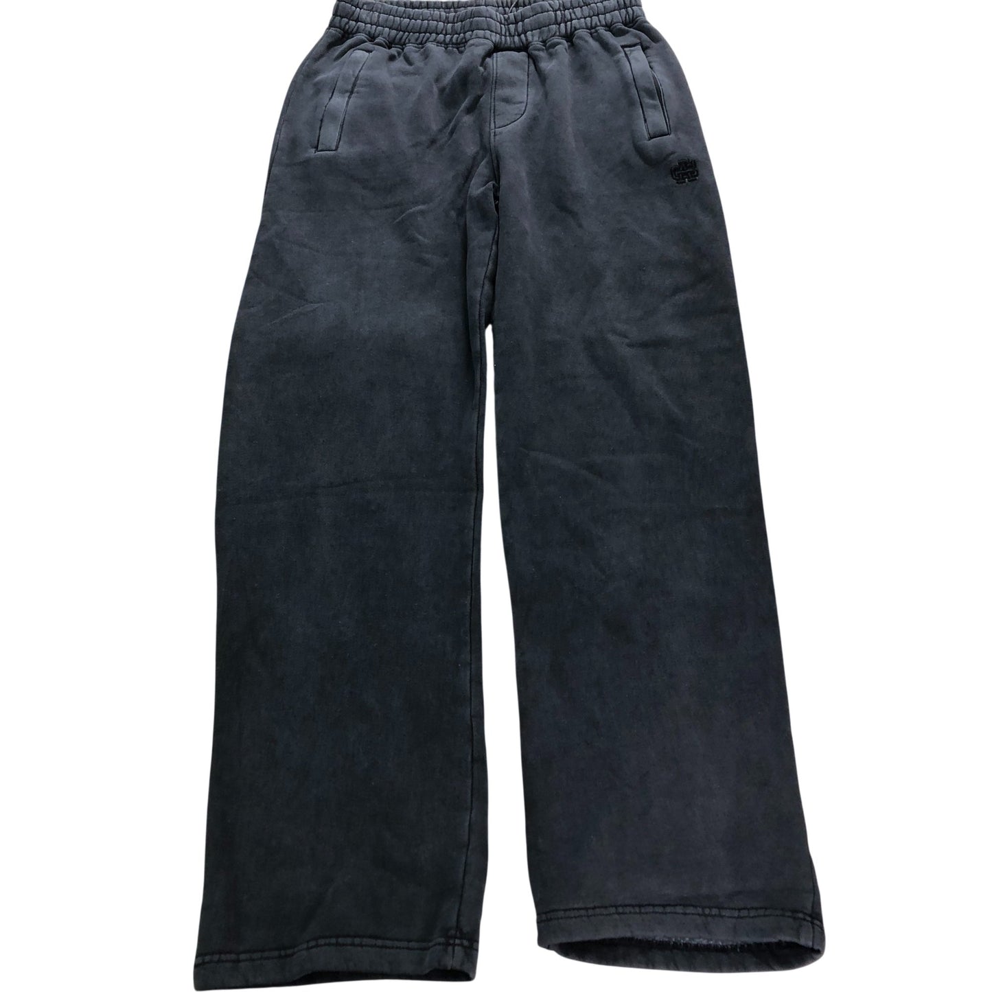 Avant Gard Paris Caster Pigment Dye Jogger Washed Black 100 Cotton Men's Small
