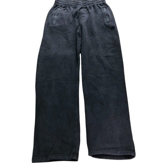 Avant Gard Paris Caster Pigment Dye Jogger Washed Black 100 Cotton Men's Small