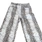 River Island Crop Jeans UK12 Women's Snake Print Denim Specialist Trousers