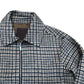 River Island Brown Check Wool Blend Zip Up Trucker Jacket