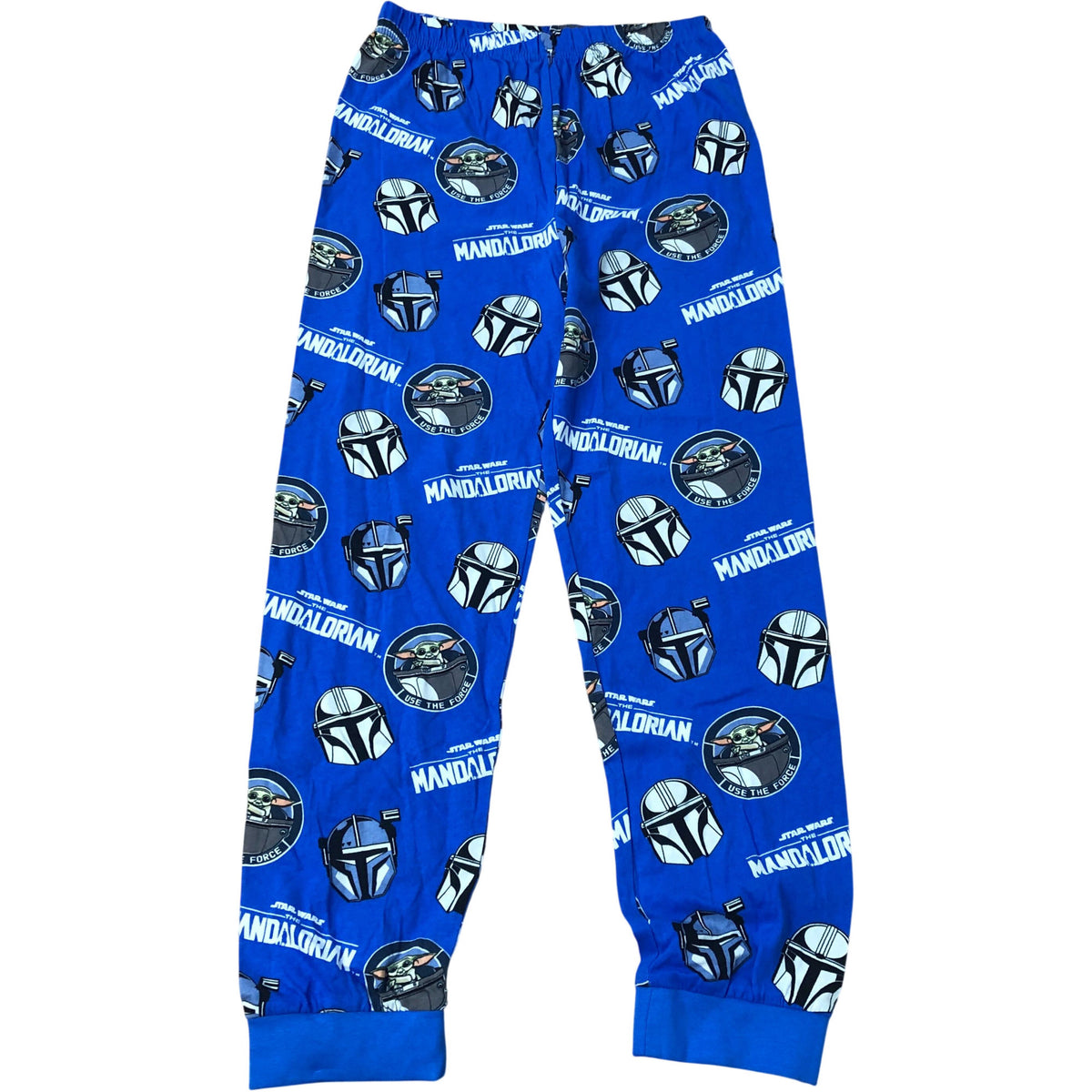 Mandalorian Kids Pyjamas Blue Cotton Long Sleeve Set  8-9 Years