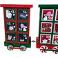 Wooden Advent Calendar Train Decoration Christmas Countdown