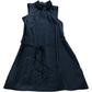 River Island Black Belted Sleeveless Dress UK12 Women's