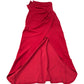 Lipsy Red Maxi Dress UK14 Women's Stretchy Polyester Spandex Elegant Evening
