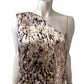 Stylish Animal Print One Shoulder Top Size UK16 Women's Chic Fashion Blouse