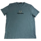 Fred Perry XL T-Shirt Men's Short Sleeve Cotton Blue Logo Tee Shirt