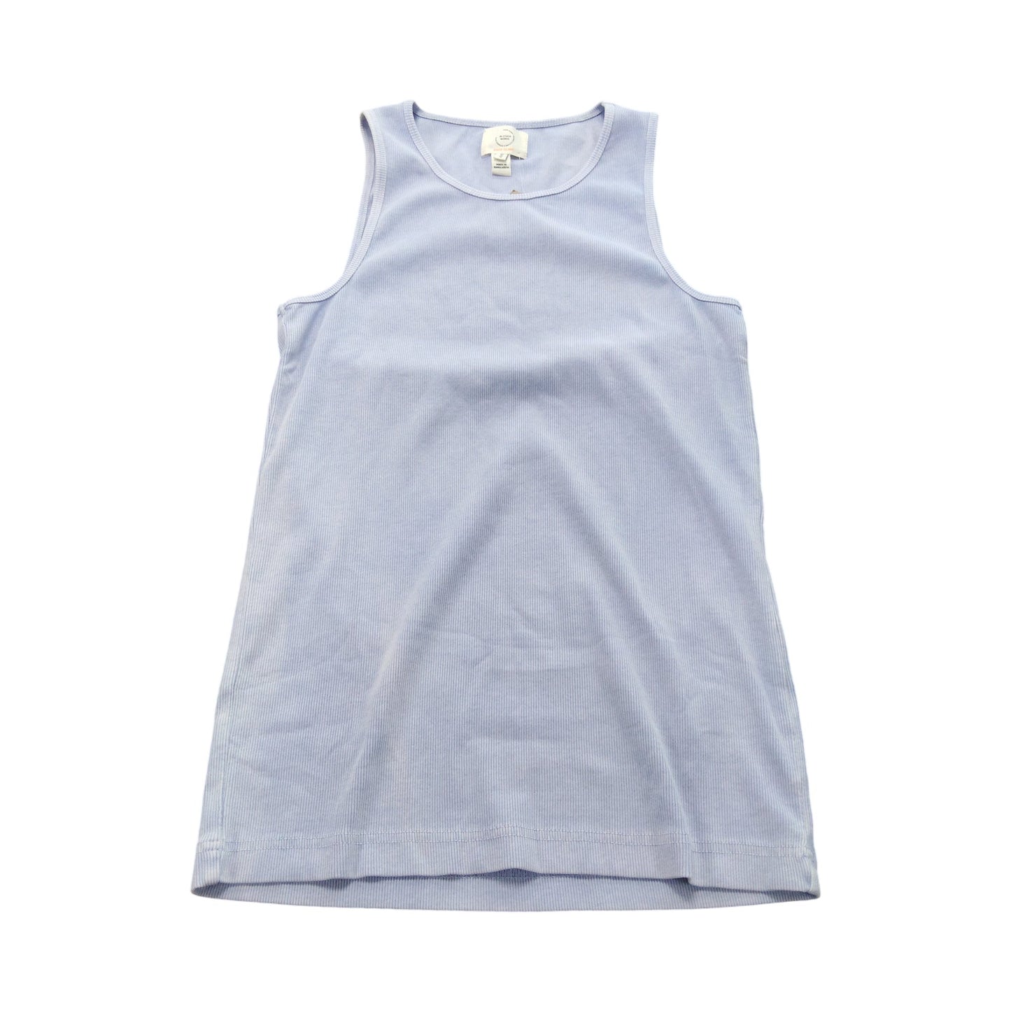 River Island Women's Camisole Top UK S Light Purple Ribbed Sleeveless Tank