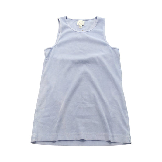 River Island Women's Camisole Top UK S Light Purple Ribbed Sleeveless Tank