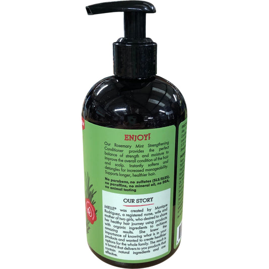 MIELLE Rosemary Mint Strengthening Conditioner 12 Fl Oz Nourishing Hair Care