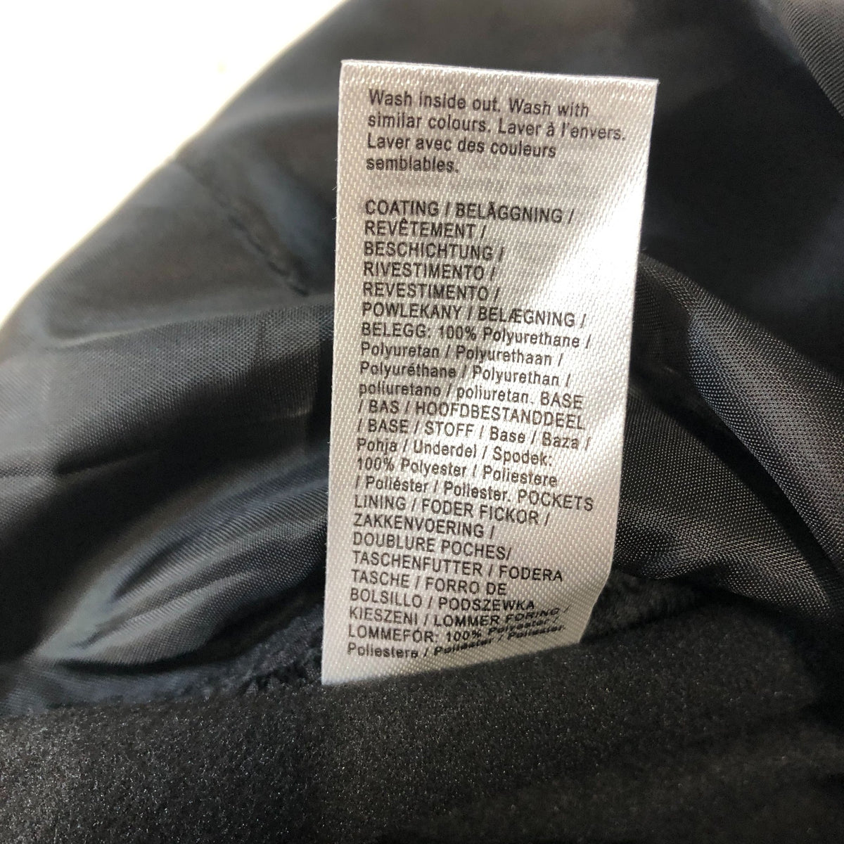 River Island Black Leather Look Wide Leg Trousers UK18