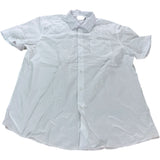 White Short Sleeve Shirt Size 17.5 Men's