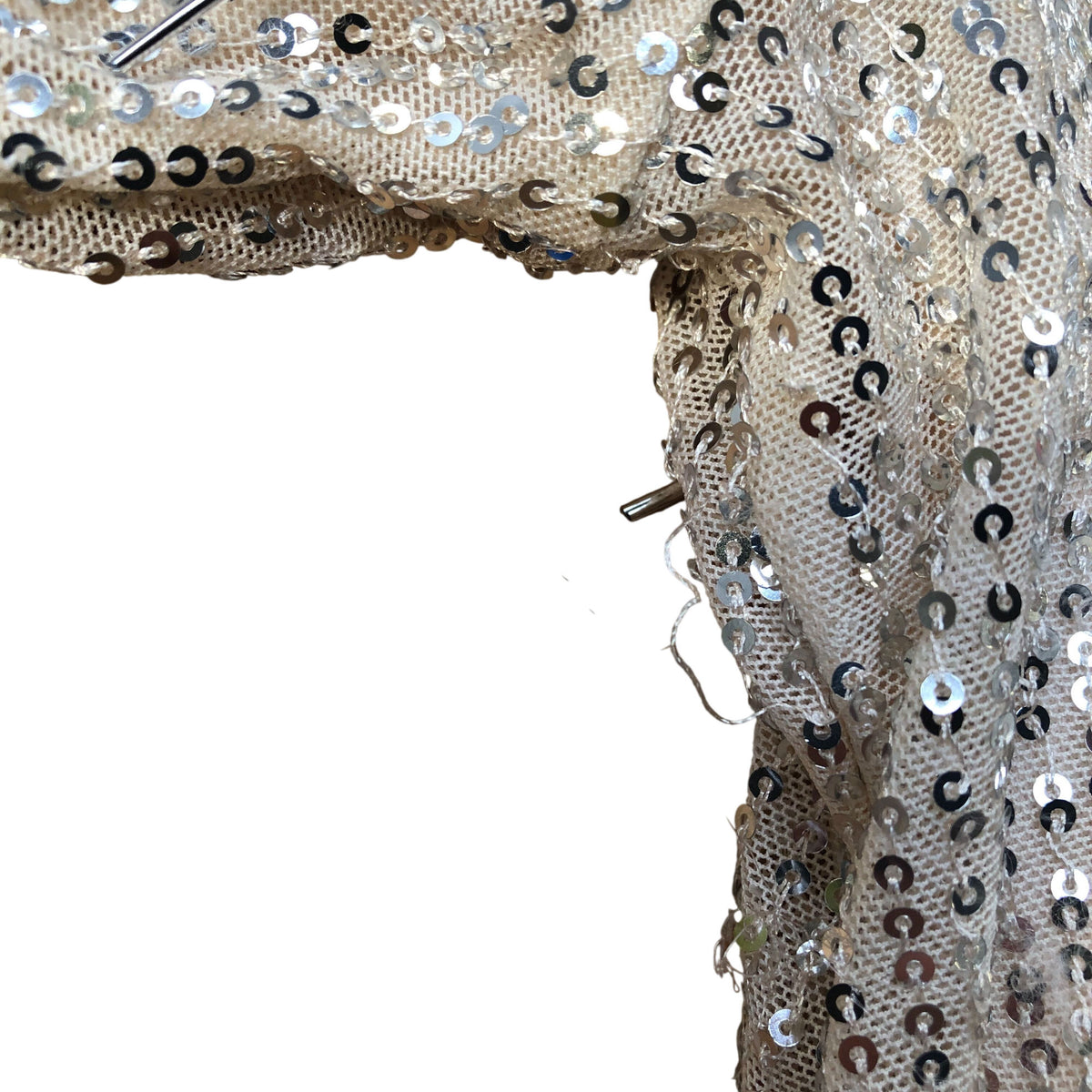 Sequin V Neck Dress Women's Long Sleeve Party Outfit UK12
