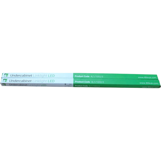 4lite Undercabinet Linklight LED 9W 3000K IP20 Light Fixture 870mm 2 Pack