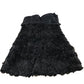 River Island Black Floral Dress UK14 Women's Party Dress With Bow Detail