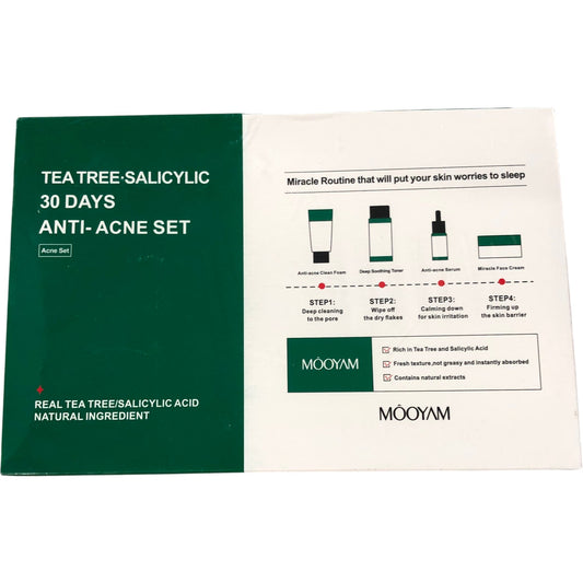MOOYAM Tea Tree Salicylic 30 Days Anti Acne Set Natural Ingredients