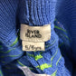 River Island Girls Shorts Size 5 6 Years Blue Green Stripe Pattern Fun Summer