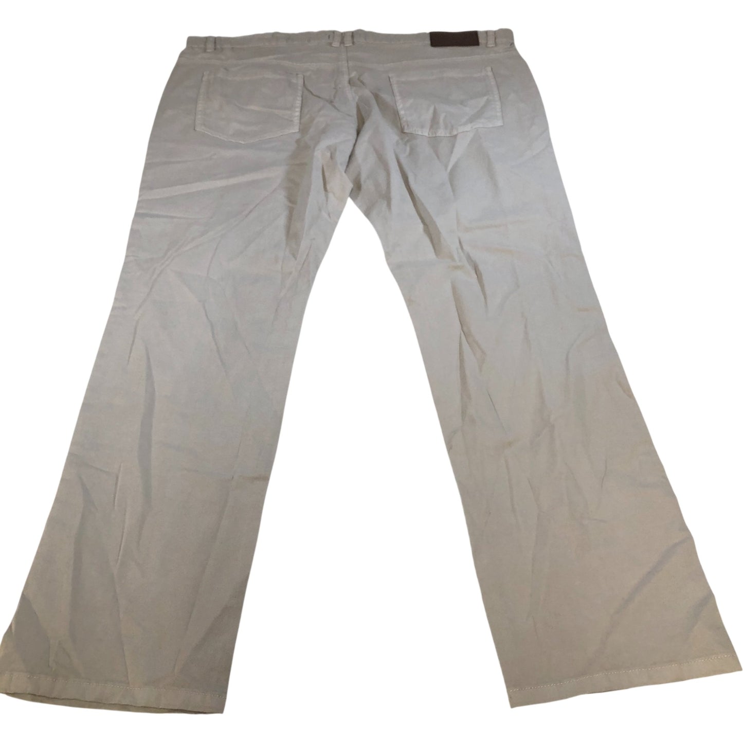 French Connection Chinos Trousers Regular Men's Beige Cotton Casual Fit 42W 30L