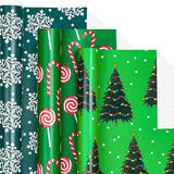 Christmas Wrapping Paper Multi Colour Pack 3 Rolls 43cm x 305cm