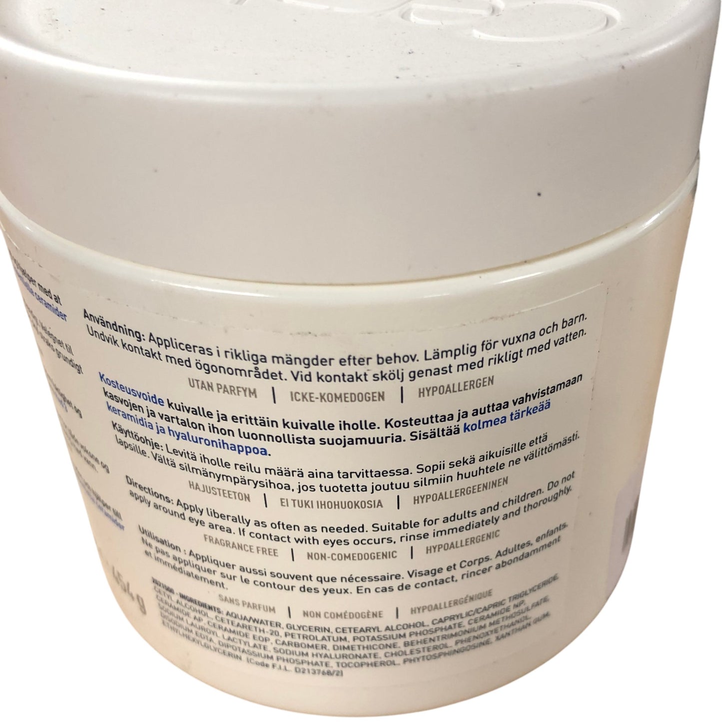 CERAVE Moisturising Cream 454g Hydrating Cream For Dry Very Dry Skin