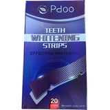 Pdoo Teeth Whitening Strips 20 Pack Effective Whitening Oral Care