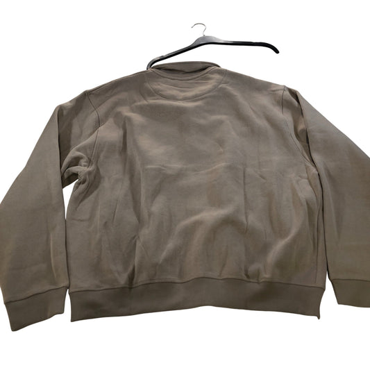 Avant Garde Parker Zip Through Jacket Stone Zip Front Men's Fashion Large