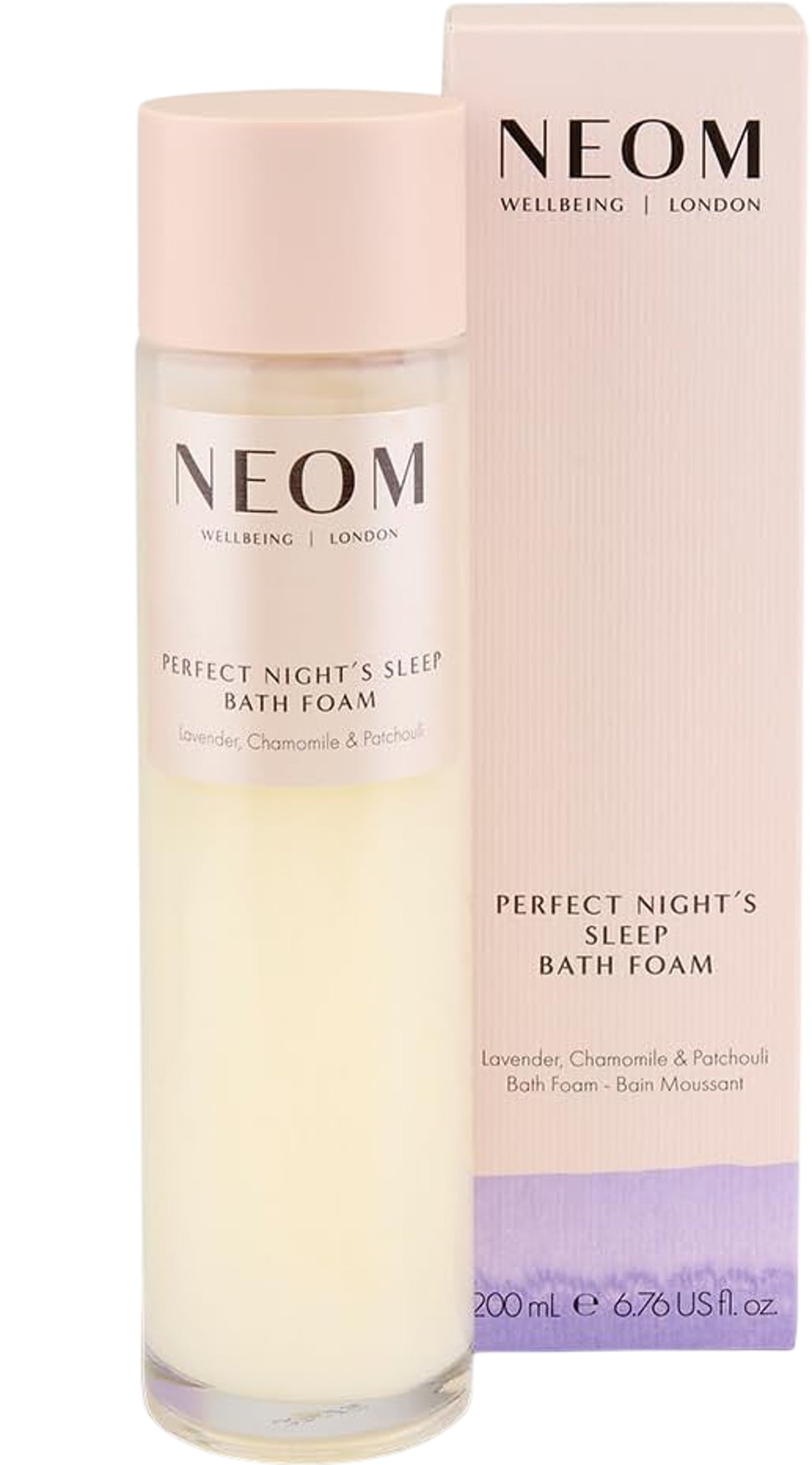 NEOM Perfect Night's Sleep Bath Foam 200ml Lavender Chamomile Patchouli Foam
