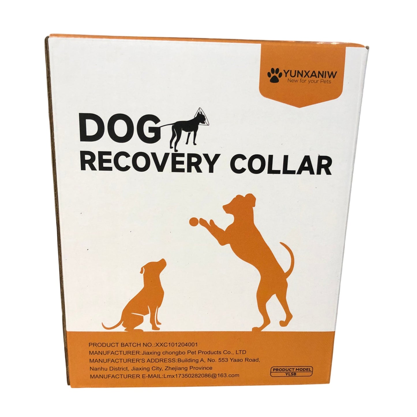 YUNXANIW Dog Recovery Collar Blue Size 6 Comfortable Cone Alternative