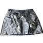 Metallic Skirt UK16 Women's Shiny Short A-Line Party Wear