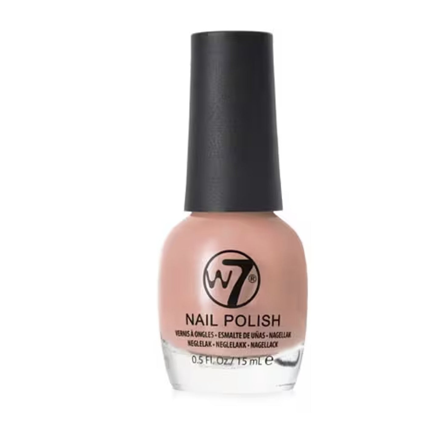 W7 Nail Polish NP139 Nude 15ml Long Lasting Nail Varnish Smooth Finish