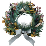 Beautiful Greenery Wreath With Eucalyptus Berries And Bow 18"