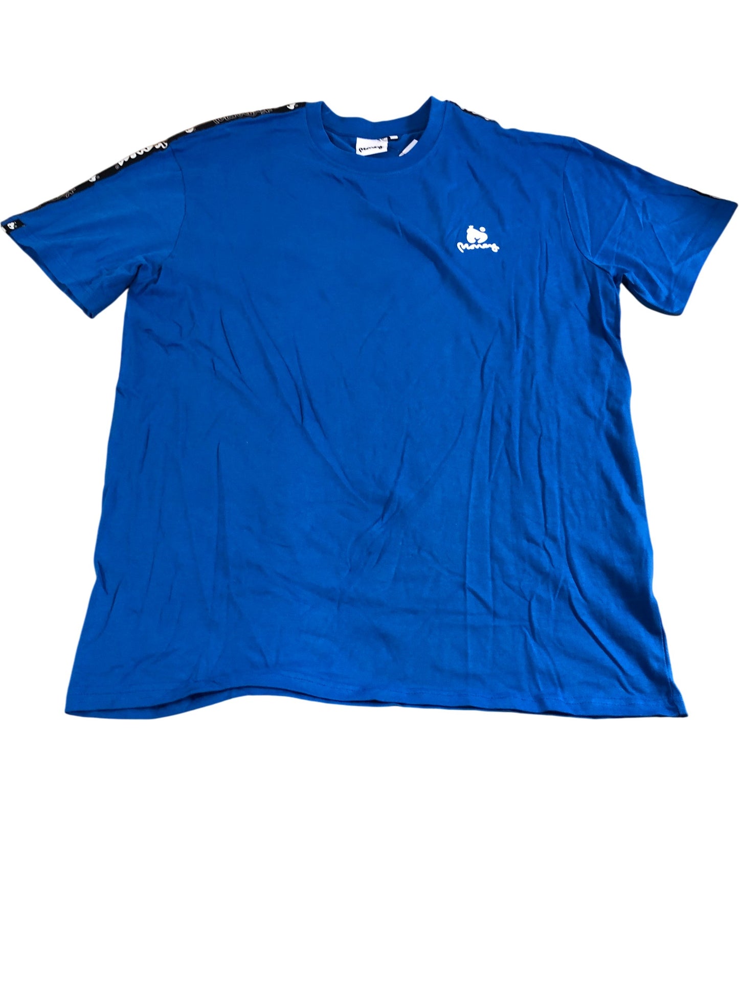 MONEY XL T-Shirt Men's Blue Cotton Casual Short Sleeve Graphic Tee