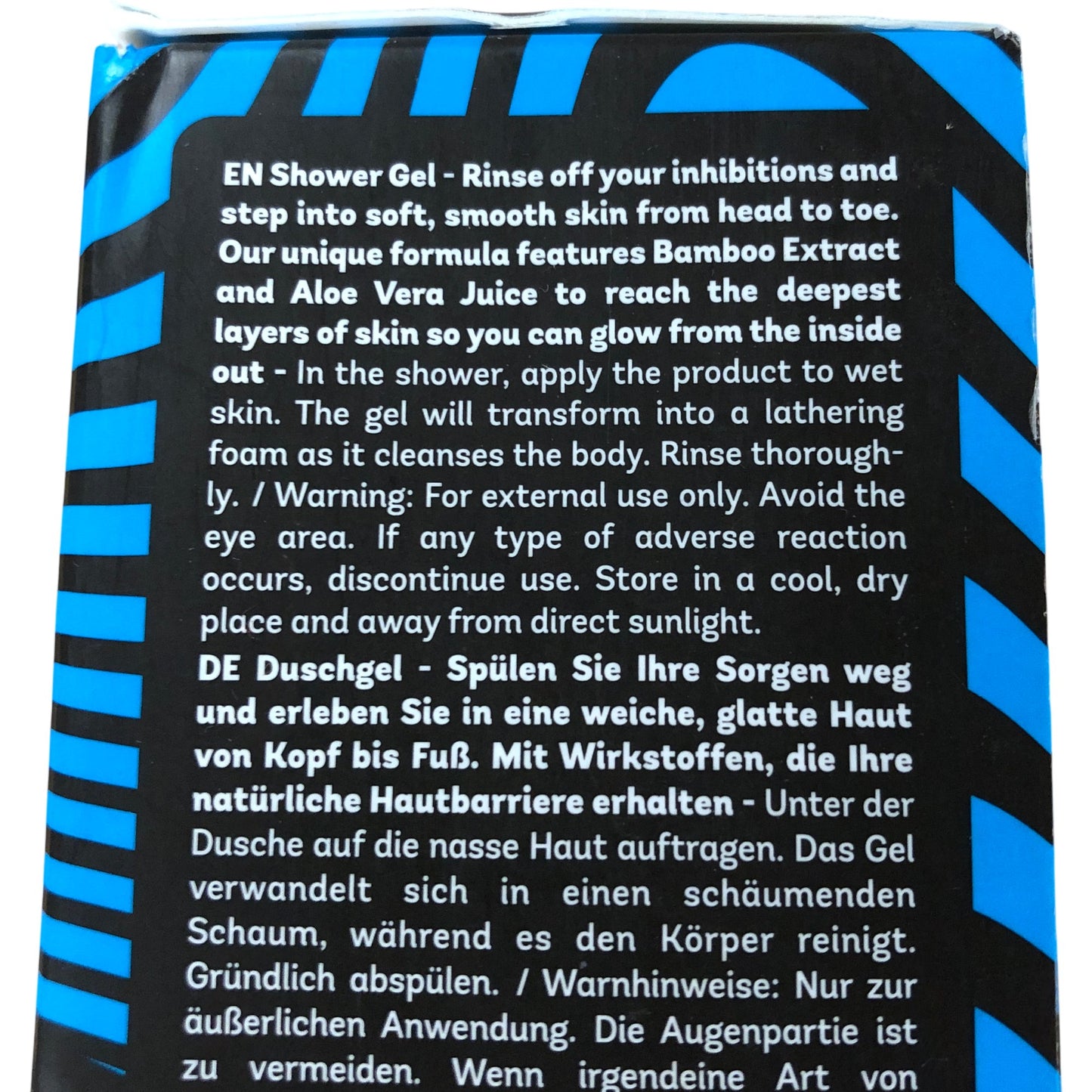 ZUMBA Beauty Make It Recover Shower Gel 250ml Aloe Vera Bamboo Extract