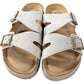 Tamaris Antelope Sandals UK6 Women's Beige Suede Buckle Comfort Shoes