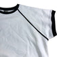 River Island White Black Trim Sweatshirt UK L Unisex Casual Style Top