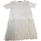 River Island UK8 Women's Sequin Fringe Dress White Party Evening Wear