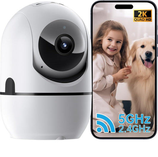 JUFLSKY 360 Degree WiFi Indoor Camera T CP8010TF W3M FHD 2 Way Audio PTZ