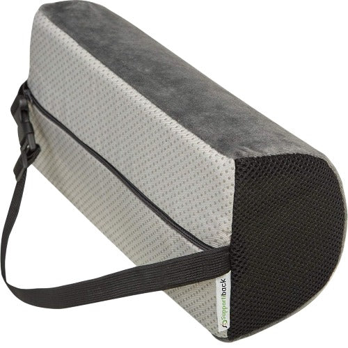 Supportiback Lumbar Cushion Ergonomic Back Support Memory Foam 28x12x10cm