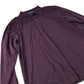 French Connection Long Sleeve Polo Shirt Mens Burgundy Cotton XL