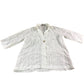 River Island Women's Embroidered Button Front Blouse UK XS White Cotton