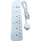 Bochlion Power Socket 3000W 5 Outlets USB Charging Ports Surge Protector